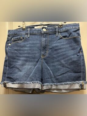 Vintage America Size 10/30 Dark Wash Shorts EUC.